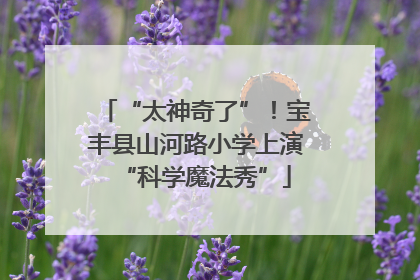 “太神奇了”！宝丰县山河路小学上演“科学魔法秀”