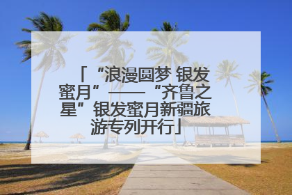 “浪漫圆梦 银发蜜月”——“齐鲁之星”银发蜜月新疆旅游专列开行