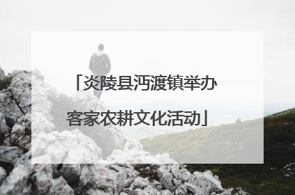 炎陵县沔渡镇举办客家农耕文化活动