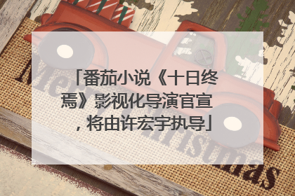 番茄小说《十日终焉》影视化导演官宣，将由许宏宇执导
