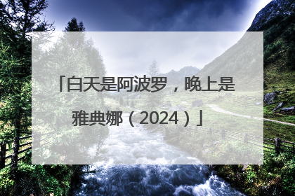 白天是阿波罗，晚上是雅典娜（2024）