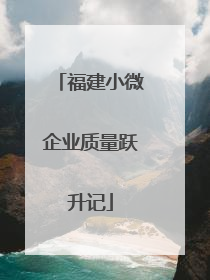 福建小微企业质量跃升记