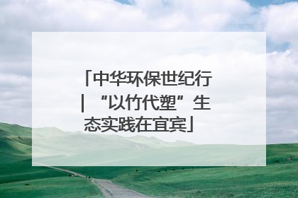 中华环保世纪行｜“以竹代塑”生态实践在宜宾