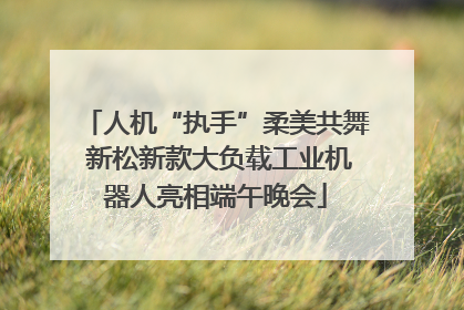 人机“执手”柔美共舞 新松新款大负载工业机器人亮相端午晚会