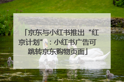 京东与小红书推出“红京计划”：小红书广告可跳转京东购物页面