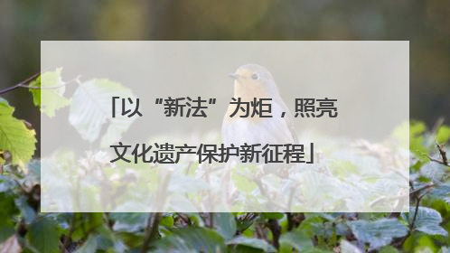 以“新法”为炬，照亮文化遗产保护新征程