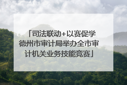 司法联动+以赛促学 德州市审计局举办全市审计机关业务技能竞赛