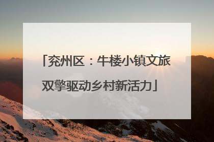 兖州区：牛楼小镇文旅双擎驱动乡村新活力