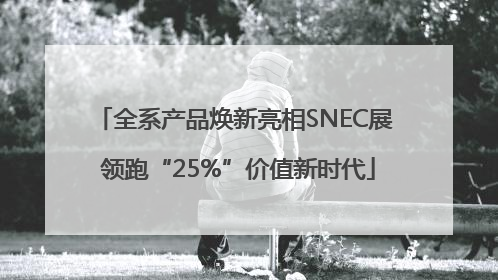 全系产品焕新亮相SNEC展 领跑“25%”价值新时代