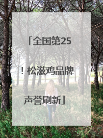 全国第25！松滋鸡品牌声誉刷新