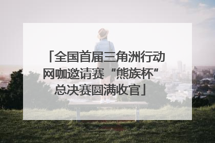 全国首届三角洲行动网咖邀请赛“熊族杯”总决赛圆满收官