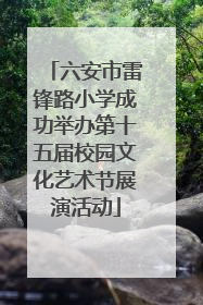 六安市雷锋路小学成功举办第十五届校园文化艺术节展演活动