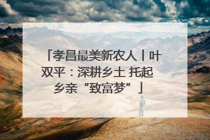 孝昌最美新农人丨叶双平：深耕乡土 托起乡亲“致富梦”