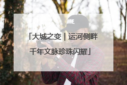 大城之变｜运河侧畔 千年文脉珍珠闪耀