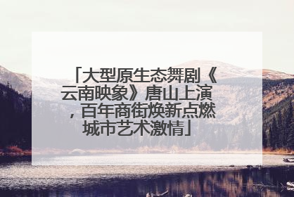 大型原生态舞剧《云南映象》唐山上演，百年商街焕新点燃城市艺术激情