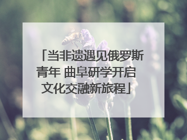 当非遗遇见俄罗斯青年 曲阜研学开启文化交融新旅程