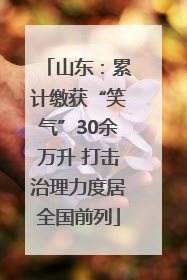 山东：累计缴获“笑气”30余万升 打击治理力度居全国前列