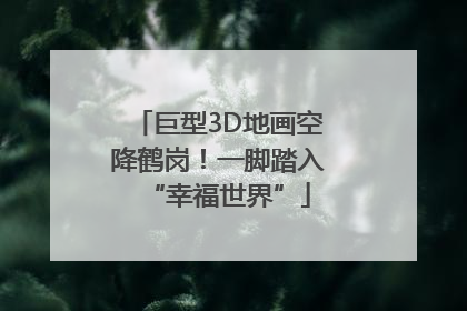 巨型3D地画空降鹤岗！一脚踏入“幸福世界”