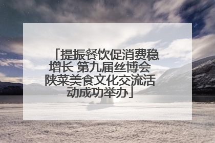 提振餐饮促消费稳增长 第九届丝博会陕菜美食文化交流活动成功举办