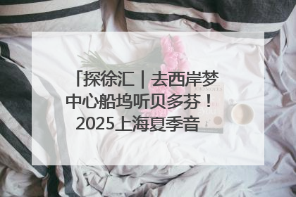 探徐汇｜去西岸梦中心船坞听贝多芬！2025上海夏季音乐节公布节目阵容