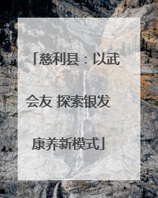 慈利县：以武会友 探索银发康养新模式