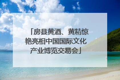 房县黄酒、黄精惊艳亮相中国国际文化产业博览交易会