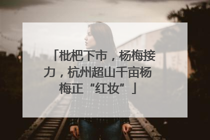 枇杷下市，杨梅接力，杭州超山千亩杨梅正“红妆”
