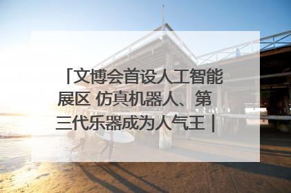 文博会首设人工智能展区 仿真机器人、第三代乐器成为人气王｜文博向“新”