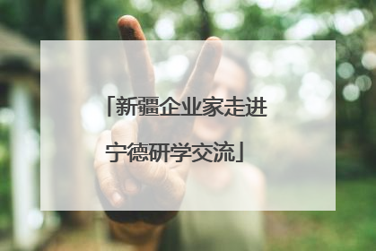 新疆企业家走进宁德研学交流