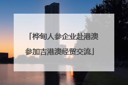 桦甸人参企业赴港澳参加吉港澳经贸交流