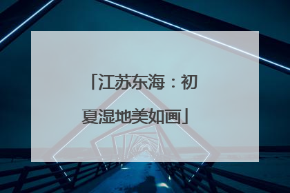 江苏东海：初夏湿地美如画