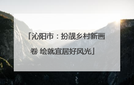 沁阳市：扮靓乡村新画卷 绘就宜居好风光