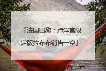 法国巴黎：卢浮宫限定版拉布布销售一空