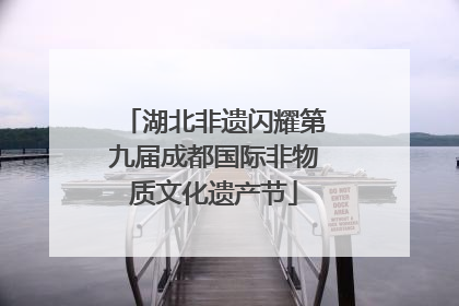 湖北非遗闪耀第九届成都国际非物质文化遗产节
