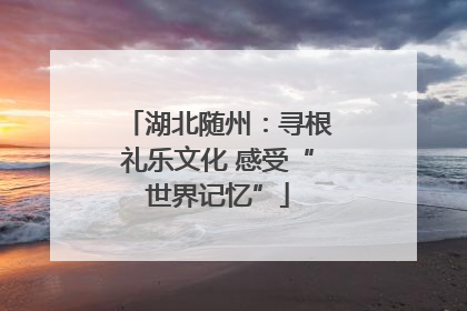 湖北随州：寻根礼乐文化 感受“世界记忆”