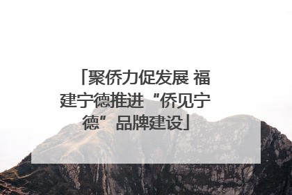 聚侨力促发展 福建宁德推进“侨见宁德”品牌建设