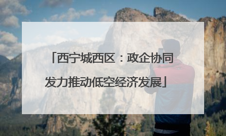 西宁城西区：政企协同发力推动低空经济发展