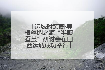 运城时装周·寻根丝绸之源“半颗蚕茧”研讨会在山西运城成功举行