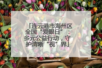 连云港市海州区全国“爱眼日”：多元公益行动，守护清晰“视”界