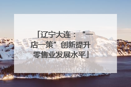 辽宁大连：“一店一策”创新提升零售业发展水平