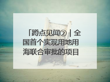 蹲点见闻②｜全国首个实现用地用海联合审批的项目，在浙江