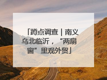 蹲点调查｜南义乌北临沂，“两扇窗”里观外贸