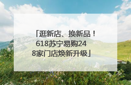 逛新店、换新品！618苏宁易购248家门店焕新升级
