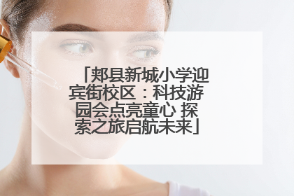 郏县新城小学迎宾街校区：科技游园会点亮童心 探索之旅启航未来