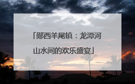 郧西羊尾镇：龙潭河山水间的欢乐盛宴