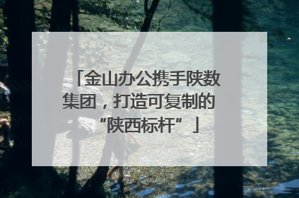 金山办公携手陕数集团，打造可复制的“陕西标杆”