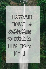 长安供销“护航”麦收季托管服务助力金色田野“抢收忙”