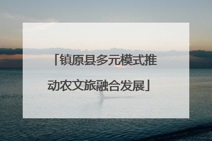 镇原县多元模式推动农文旅融合发展