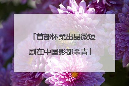 首部怀柔出品微短剧在中国影都杀青