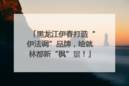 黑龙江伊春打造“伊法调”品牌，绘就林都新“枫”景！